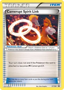XY Black Star Promos Camerupt Spirit Link Pokémon card